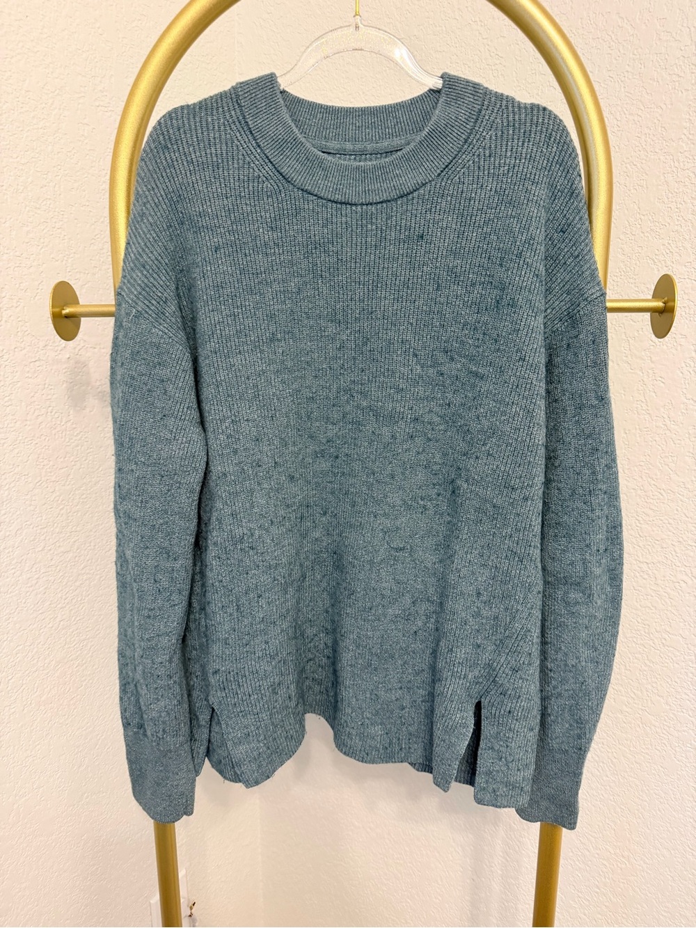 lululemon athletica Teal Crewneck Sweater